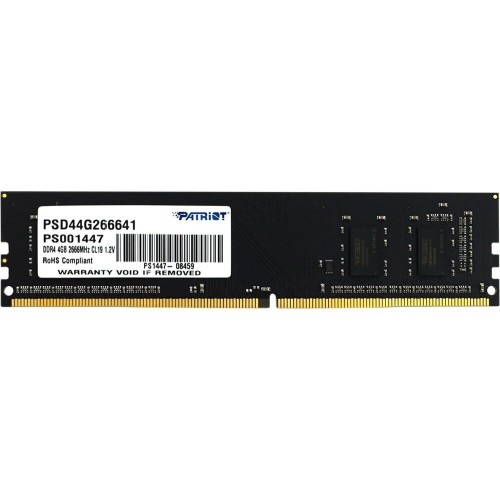Модуль памяти Patriot DIMM DDR4 4Gb (pc-21300) 2666MHz Patriot PSD44G266641