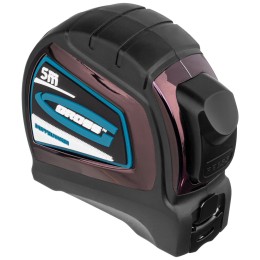 Рулетка GROSS 31123  ''doppelhaken'' 5м x 19мм двухсторонний зацеп нейлон двуст. шкала автоматич