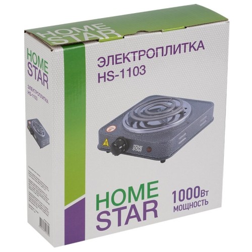 Плита электрическая HOMESTAR HS-1103  1000Вт Ф140мм ТЭН