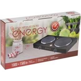 Плита электрическая ENERGY EN-903E  1000+1500Вт Ф155+185мм чугун