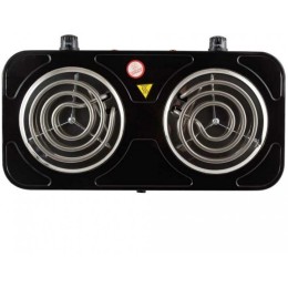 Плита электрическая ENERGY EN-904В  1000+1000Вт нерж. сталь