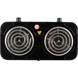 Плита электрическая ENERGY EN-904В  1000+1000Вт нерж. сталь