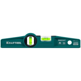 Уровень KRAFTOOL 34717-025  superkraft-m литой 2 ампулы 0.5 мм/м 250мм