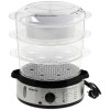 Пароварка CENTEK CT-1457 три корзины механическое управление мощность 800 Вт звуковой сигнал окончан