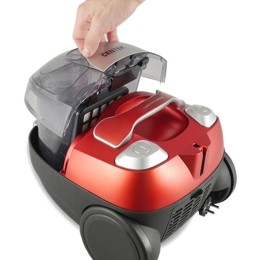 Пылесос CENTEK CT-2535 (красн/черн) циклон 2000/350Вт, 2 HEPA фильтра, телескоп металл. трубка