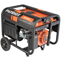 Бензиновый генератор PATRIOT GP 3810L  4ткт АИ-92 2.8/3кВт 210см3 бак15л.67дБ ручн.старт 46кг
