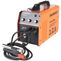 Сварочный аппарат PATRIOT WMA 225MQ (605301755)  инверторный mig/mag/mma стальной и флюс. провлокой