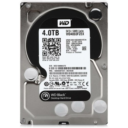 Жесткий диск WD Red Pro WD4003FFBX 4ТБ 3,5" 7200RPM 256MB (SATA-III) NAS 3.5