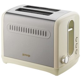 Тостер GORENJE T1100CLI 860Вт бежевый/серебристый