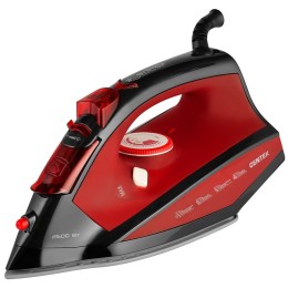 Утюг CENTEK CT-2355 RED 2500Вт, керамическ подошва, 270мл, паровой удар, самоочистка, капля-стоп