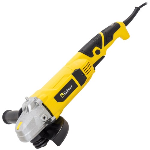 Шлифовальная машина KOLNER KAG 125/950 Потребляемая мощность 950 Вт, Напряжение сети/Частота 220±10%/50 В/Гц, Число оборотов на холостом ходу 12 000 об/мин, Посадочный размер 22,2 мм, Диаметр отрезного диска 125 мм, Габаритные размеры упаковки 36х12,5х12 