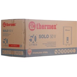 Водонагреватель THERMEX Solo 50 V 2кВт 50л электрический настенный