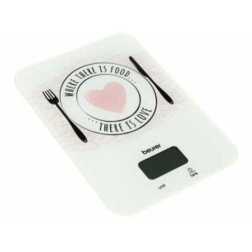 Весы кухонные BEURER KS19 Love 5кг рисунок