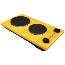 Плита электрическая ЛЫСЬВА ЭПБ 22 кремовый/рябчик (настольная)