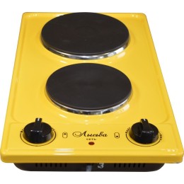 Плита электрическая ЛЫСЬВА ЭПБ 22 кремовый/рябчик (настольная)