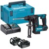 Перфоратор акк MAKITA DHR171RTJ SDS+, 18В, 2х5Ач, Li-ion, 2реж, 1.2Дж, 0-4800у\м, подсветка