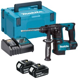 Перфоратор акк MAKITA DHR171RTJ  SDS+, 18В, 2х5Ач, Li-ion, 2реж, 1.2Дж, 0-4800у\м, подсветка
