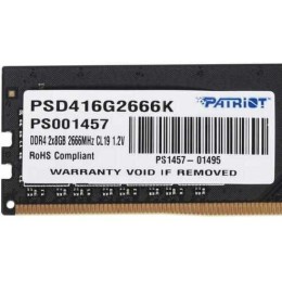 Модуль памяти Patriot DIMM DDR4 SL 16GB 2666MHZ KIT