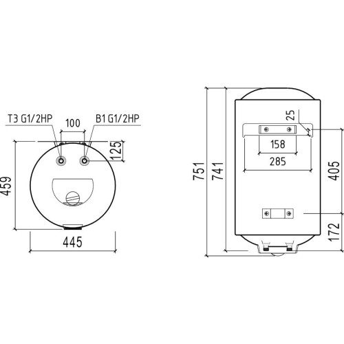 Водонагреватель THERMEX Nova 80 V