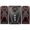 Мультимедийная акустическая система GINZZU GM-407 2.1 с Bluetooth. Выходная мощность (RMS) 40 Вт. Диапазон воспроизводимых частот: 40Гц - 20КГц. Bluetooth: V2.1. Встроенный аудио-плеер: SD-card, USB-flash до 32 ГБ. FM радио: 87.5МГц - 108.0МГц. Вход AUX