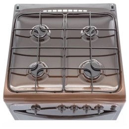 Газовая варочная поверхность GEFEST ПГ 1200-С6 К19, газовая духовка, сталь, коричневый