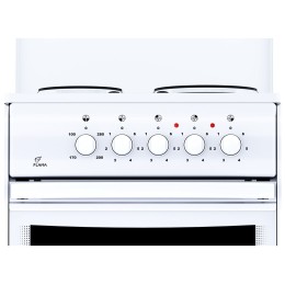 Электрическая плита FLAMA AE 1409 W белый эмаль (эмалированная крышка)