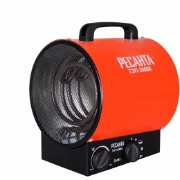 Тепловая электрическая пушка ТЭПК-3000K (керам.нагревательный элемент,круглая) Ресанта 