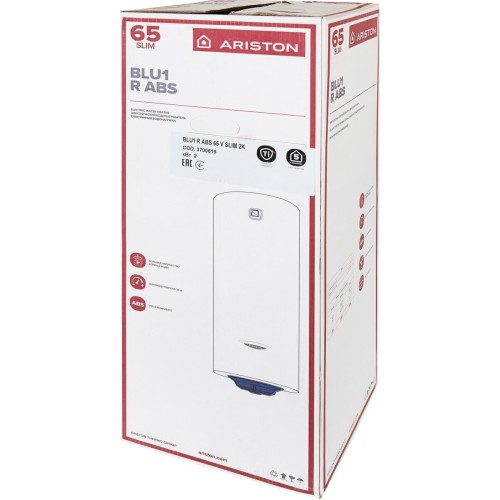 Водонагреватель ARISTON BLU1 R ABS 65 V SLIM