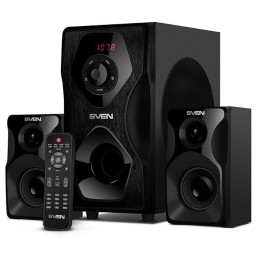 Акустическая система   SVEN AC MS-2055, черный (55Вт, FM-тюнер, USB/SD, дисплей, ПДУ, Bluetooth)