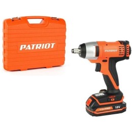 Гайковерт ударный аккумуляторный PATRIOT  BR 180Li-1/2  [180301140] { две батареи Li-ion, 18V, 1,5 Ah, 140 Нм, большой кейс, зарядка за 1 час }
