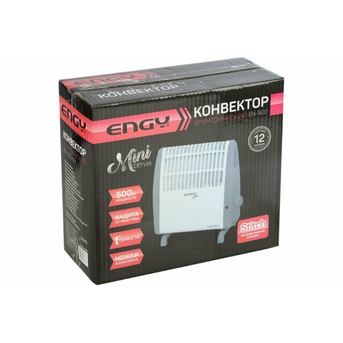 Конвектор ENGY EN-500 mini площадь обогрева 10 кв.м мощность обогрева 500 Вт механичес