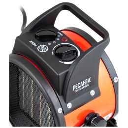 Тепловая электрическая пушка РЕСАНТА ТЭПК-2000K  (керам.нагревательный элемент,круглая)