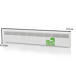 Конвектор ENSTO EPHBMM10PR  FinnHeat MINI,мех.термост, 1000Вт