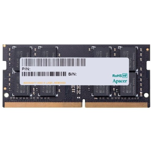 Память Apacer 16GB DDR4 2666 SO-DIMM  ES.16G2V.GNH Non-ECC, CL19, 1.2V, AS16GGB26CQYBGH, 2R, 1024x8, RTL