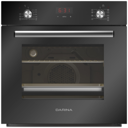 Духовой шкаф Электрический Darina 2V5 BDE 112 708 B черный, встраиваемый