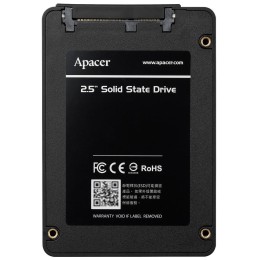 Накопитель SSD Apacer 480GB AS340 AP480GAS340G-1 2.5" SATA 6Gb/s, 550/450, MTBF 1.5M, TLC, 280TBW, RTL