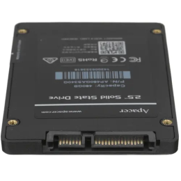 Накопитель SSD Apacer 480GB AS340 AP480GAS340G-1 2.5" SATA 6Gb/s, 550/450, MTBF 1.5M, TLC, 280TBW, RTL