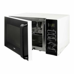Микроволновая печь BBK 25MWC-992T/WB белый/черный25 литров гриль+конвекция, тактовое упр., автоматические программы приготовления, 900 Вт, решетка для гриля в комлекте, функция защиты от детей Safe Lock