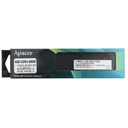 Память Apacer 4GB DDR4  2666  EL.04G2V.KNH Non-ECC, CL19, 1.2V, AU04GGB26CQTBGH, 1R, 512x8, RTL