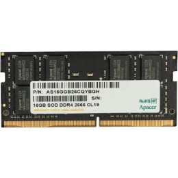 Память Apacer 16GB DDR4 2666 DIMM EL.16G2V.GNH Non-ECC, CL19, 1.2V, AU16GGB26CQYBGH, 2R, 1024x8, RTL
