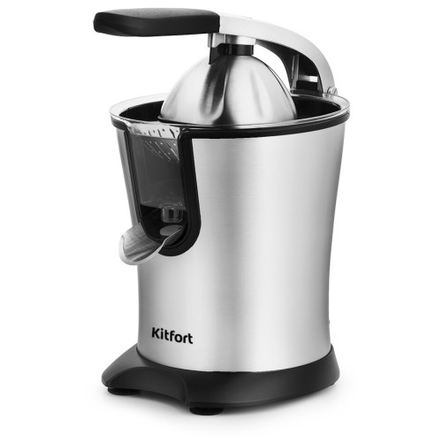 Соковыжималка KITFORT КТ-1108 160Вт серебристый/черный цитрусовая