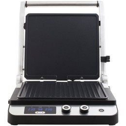 Гриль KITFORT КТ-1636 1800Вт серебристый