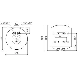 Водонагреватель THERMEX GIRO 100