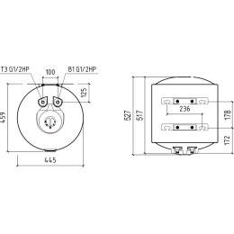 Водонагреватель THERMEX GIRO 50