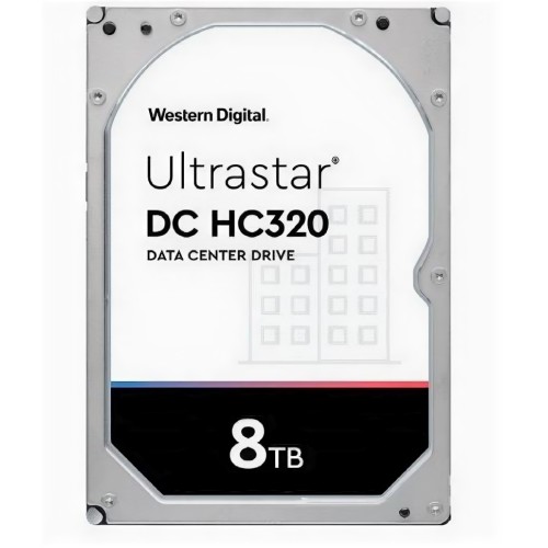 Жесткий диск для сервера WD/HGST Ultrastar 7K8 (3.5’’, 8TB, 256MB, 7200 RPM, SAS 12Gb/s, 512E SE), SKU: 0B36400