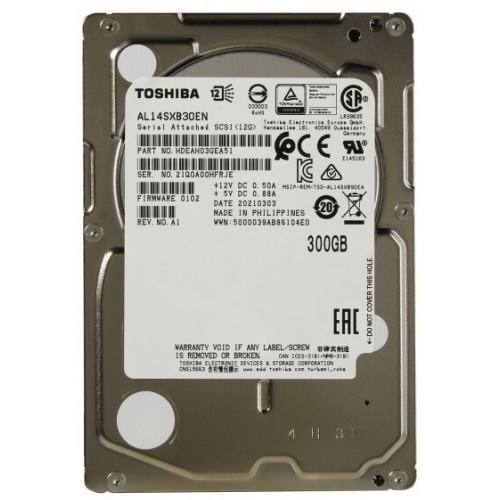 Жесткий диск Toshiba 300Gb SAS 2.5" 12Gbit/s   15K 128Mb AL14SXB30EN