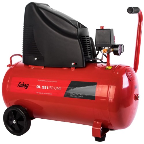 Компрессор FUBAG OL 231/50 CM2  поршневой безмасляный, 1500 Вт, 230л/мин, 8бар