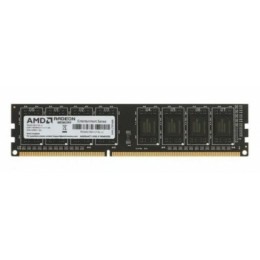 Оперативная память 4GB AMD Radeon™ DDR3L 1600 DIMM R5 Entertainment Series Black R534G1601U1SL-U Non-ECC, CL11, 1.35V, RTL
