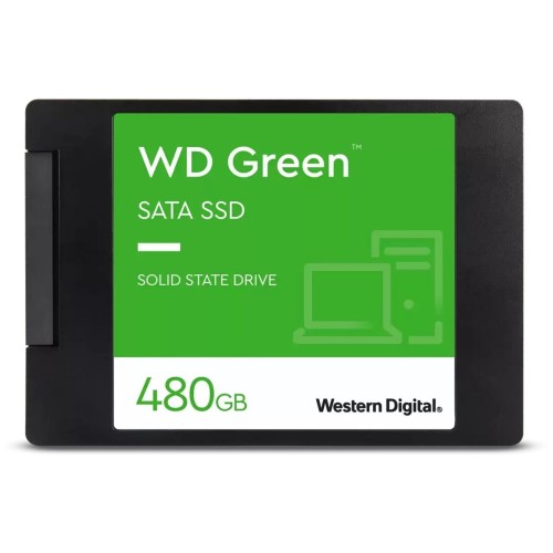 Твердотельный накопитель SSD WD Green  3D NAND WDS480G2G0B 480ГБ M2.2280 SATA-III (TLC)