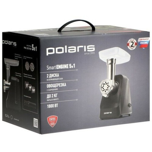 Мясорубка POLARIS PMG 1855 RUS 1800Вт черный